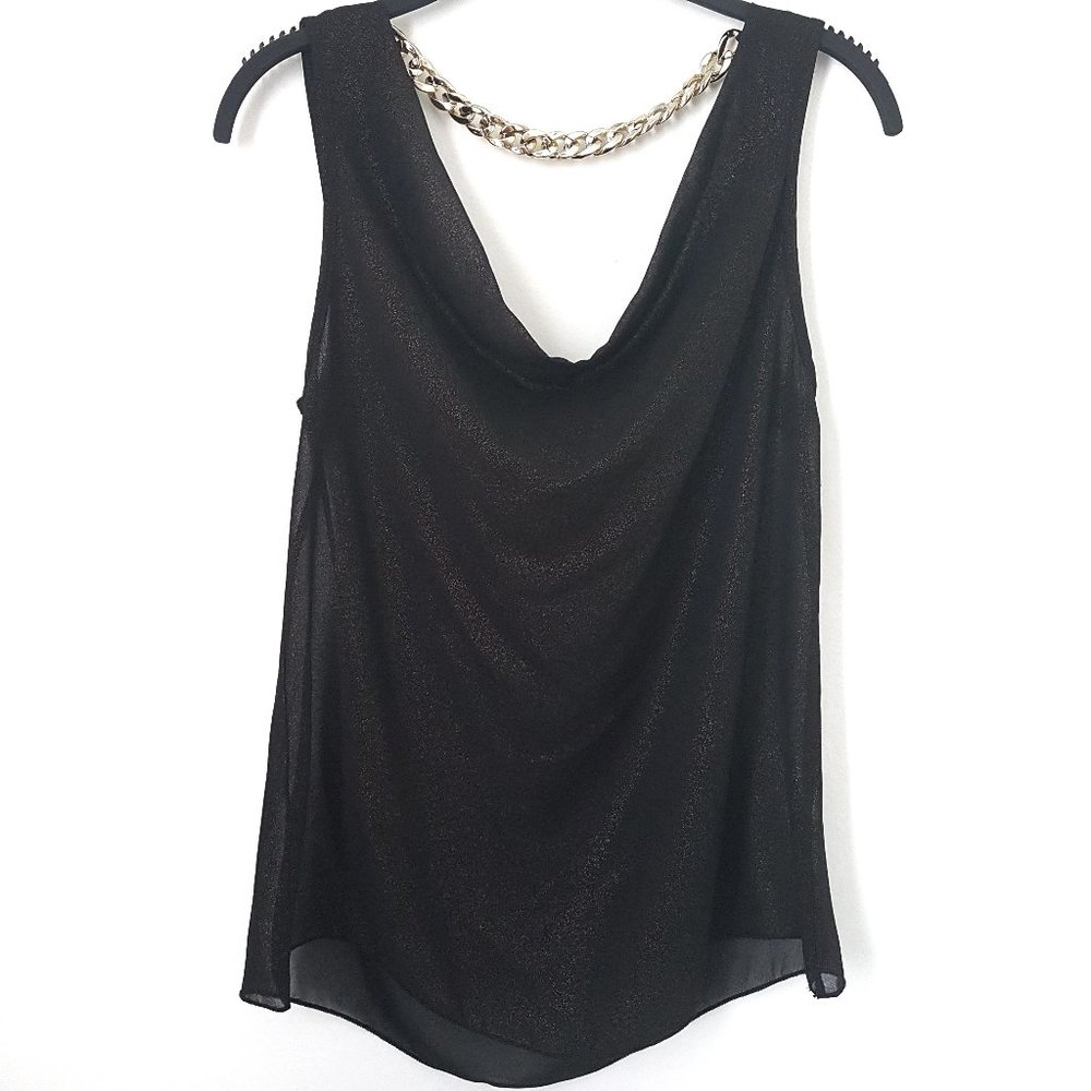Body Central Black Sleeveless Top- Size S